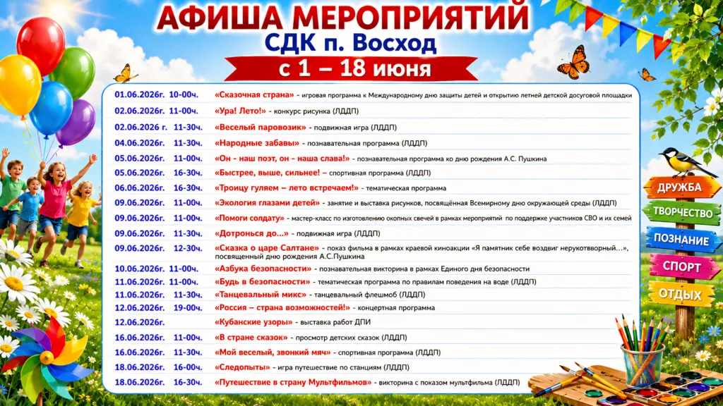 1 Восход