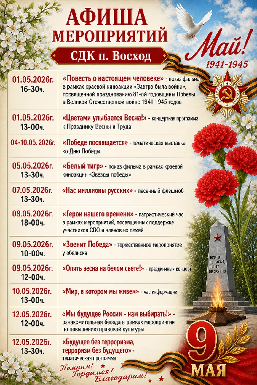 Восход 1-14