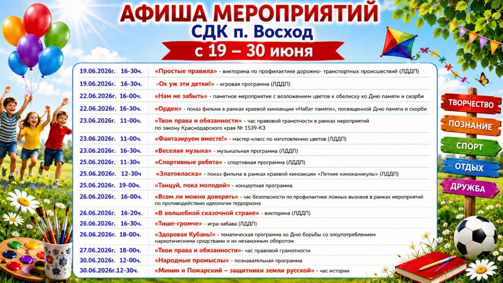 2 Восход