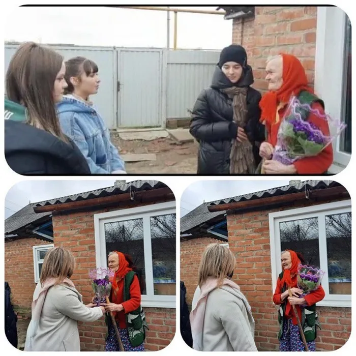 «Любимые ветераны» - участие в акции